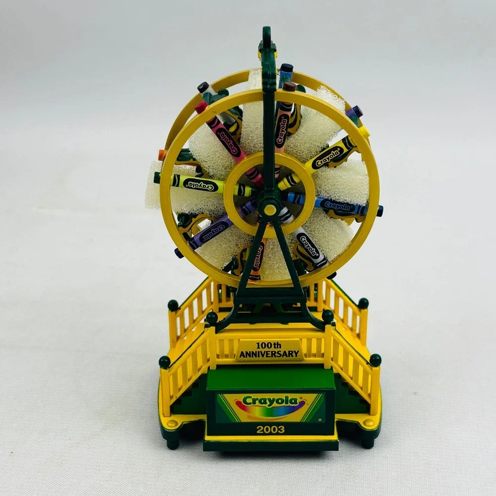 Hallmark Crayola Ferris Wheel Musical Christmas Ornament‎ 100 Years of Fun 2003